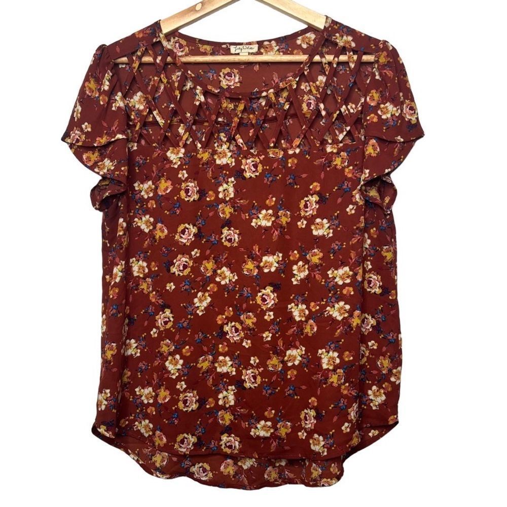 Lily White Floral Blouse
